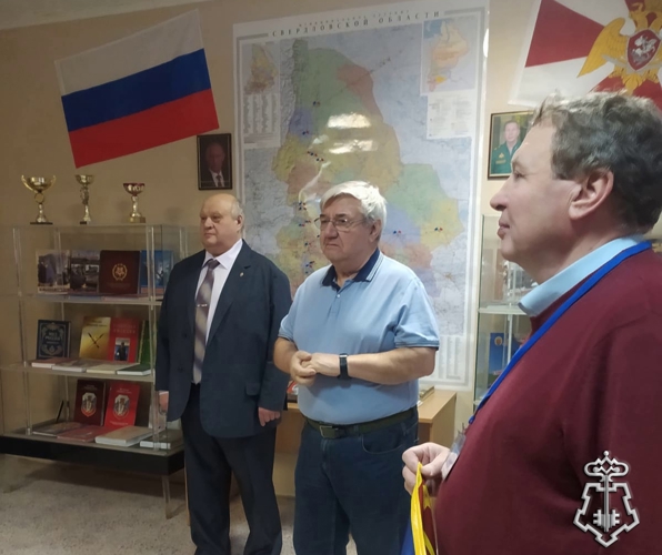 В Екатеринбурге в Росгвардии провели шахматный турнир для ветеранов-правоохранителей
