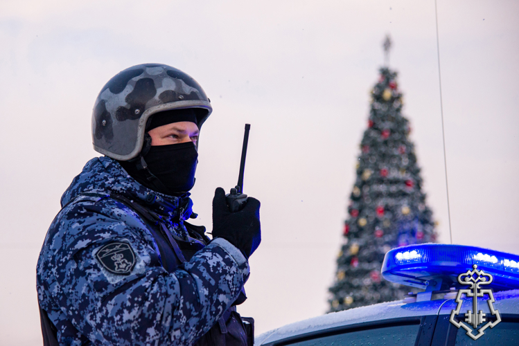 В Свердловской области сотрудники вневедомственной охраны приняли участие в обеспечении охраны общественного порядка в новогоднюю ночь