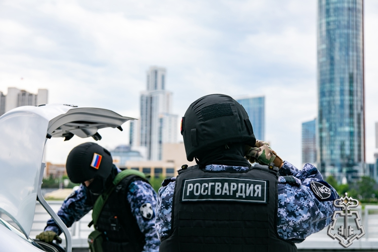 В Екатеринбурге росгвардеец и полицейский на выходном помогли пострадавшим в ДТП и задержали пытавшегося скрыться участника аварии